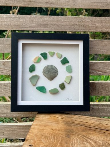 £25 Charmouth - Shades of Green
